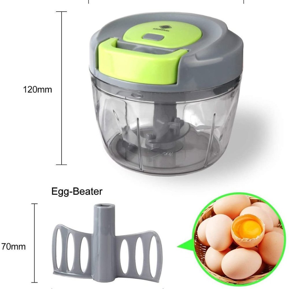 Kalokelvin Manual Hand Held 3-Cup Food Chopper